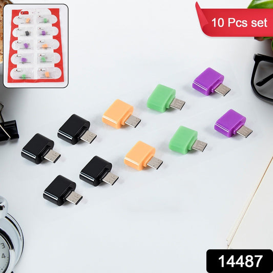 Micro USB OTG Adapter Converter (10 Pcs Set)