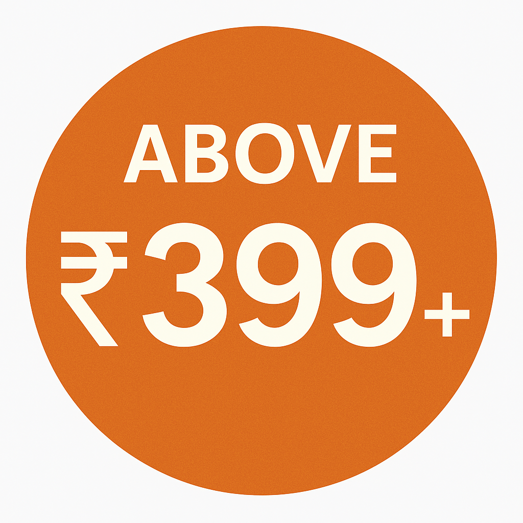 Above ₹399