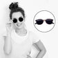 Pink UV Protected Round Sunglasses, classic Sunglasses for Men & Women, Lightweight