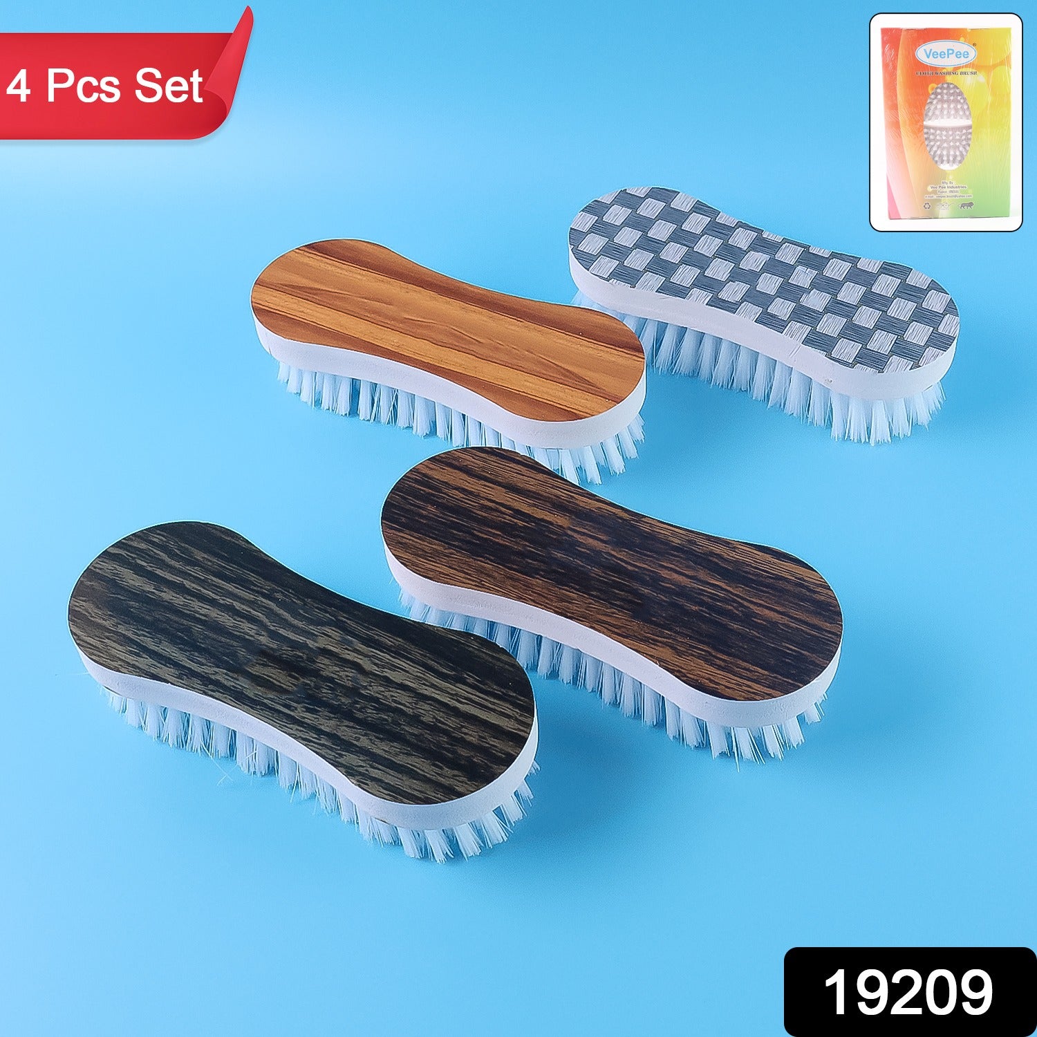 Heavy-Duty Cloth Brush Set